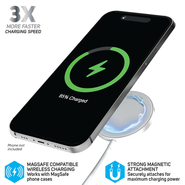 Magnetic Wireless Charger for iPhone 8 and above Magnetic Wireless Charger for iPhone 8 and above