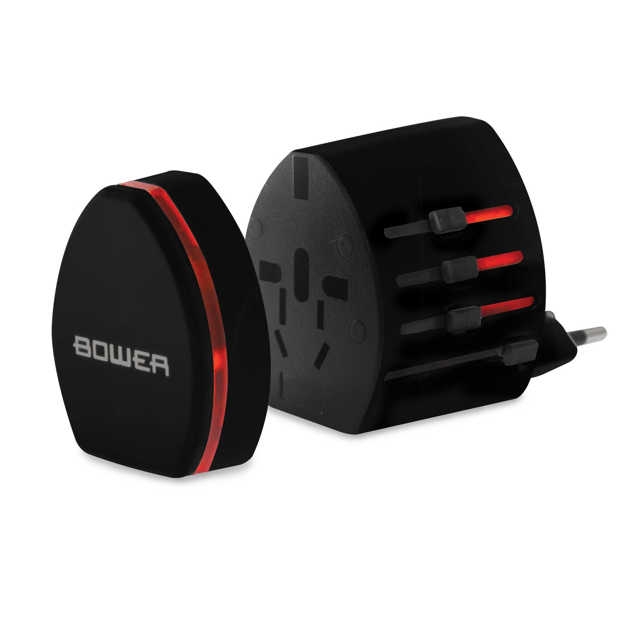 International Travel Adapter in Black or White