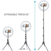 Bower 12” LED Selfie Ring Studio Light