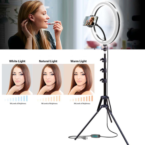 Bower 12” LED Selfie Ring Studio Light - Main Image