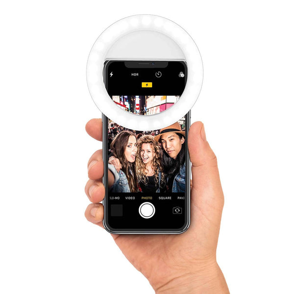 Bower Clip-On Selfie LED Ring Light - Main Image