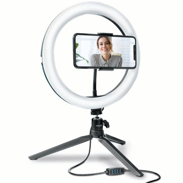 8'' LED Ring Light Table Top Tripod - Main Image