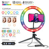 10" RGB Selfie Ring Light Studio Kit