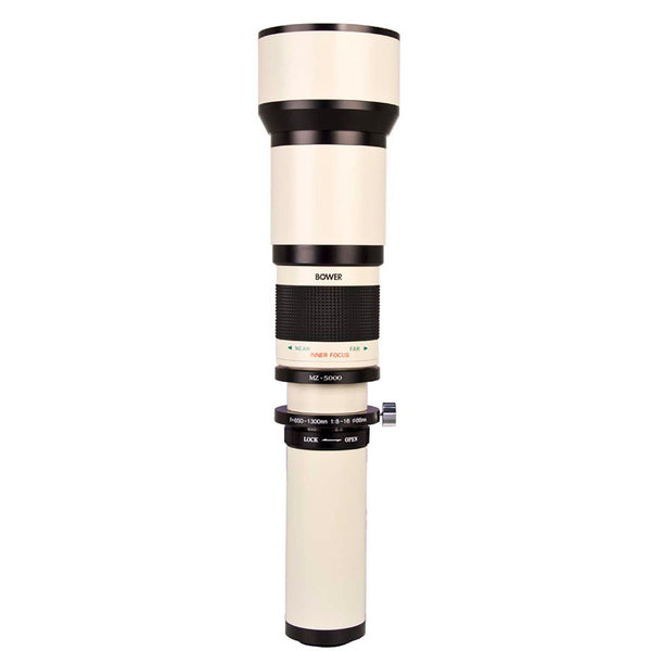 650-1300mm f/8-16 Manual Focus Telephoto T-Mount Lens