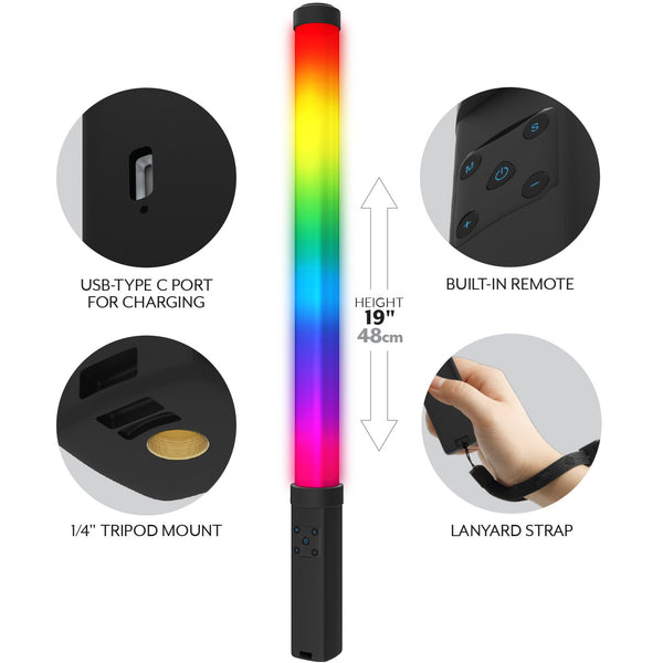 19.5 Inch Giant Led Light Stick Wand