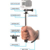 Xtreme Action Series Monopod for GoPro 2,3,4,5, LCD and Session