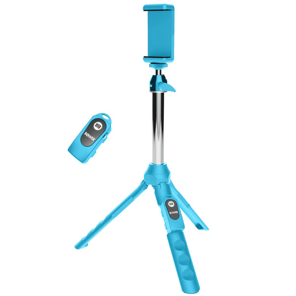 Bower 6-in-1 Tripod  Selfie Stick (Blue)