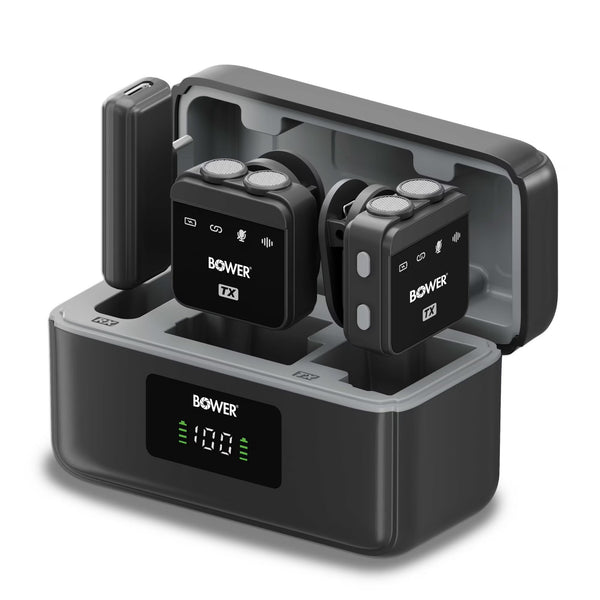 Bower Dual Pro Wireless Lavalier Microphone System