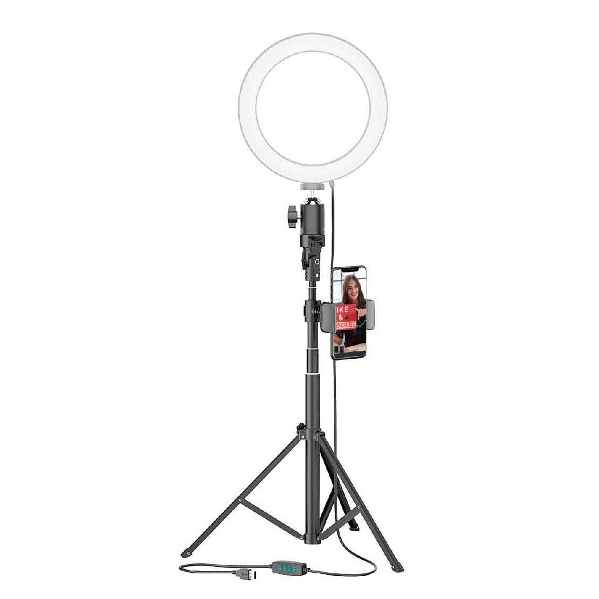 10inch/26cm Ring Lamp RGB Colorful LED Ring Light with Tripod Stand Ra –  Dr. Video Gadgets