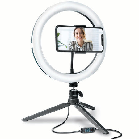 8'' LED Ring Light Table Top Tripod - Main Image