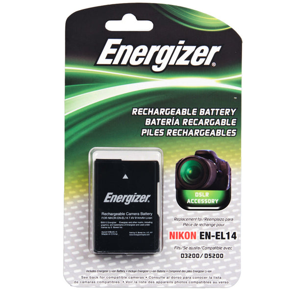 Energizer® ENB-NEL14 Digital Replacement Battery for Nikon EN-EL14