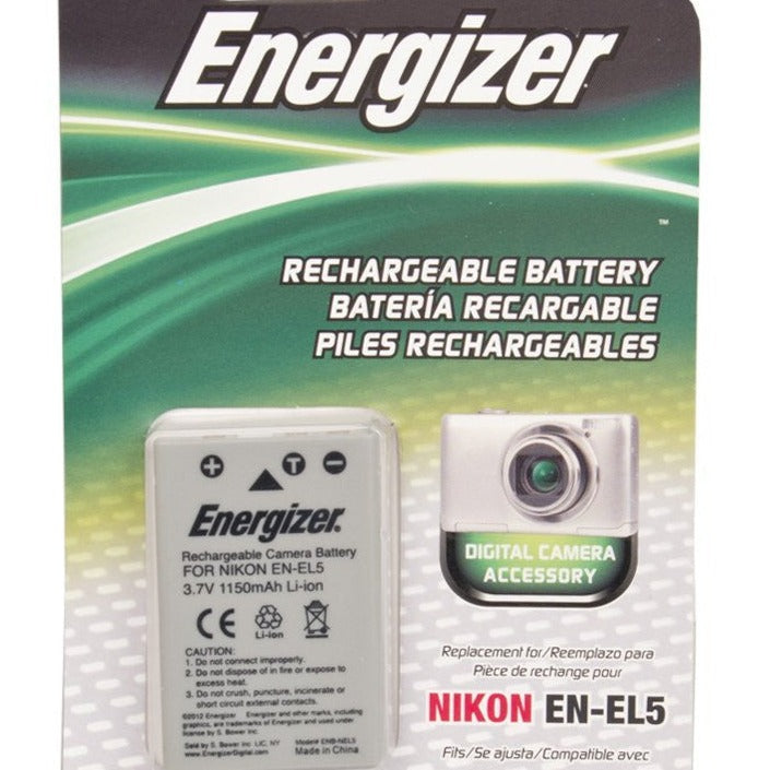 Energizer® ENB-NEL5 Digital Replacement Battery for Nikon EN-EL5