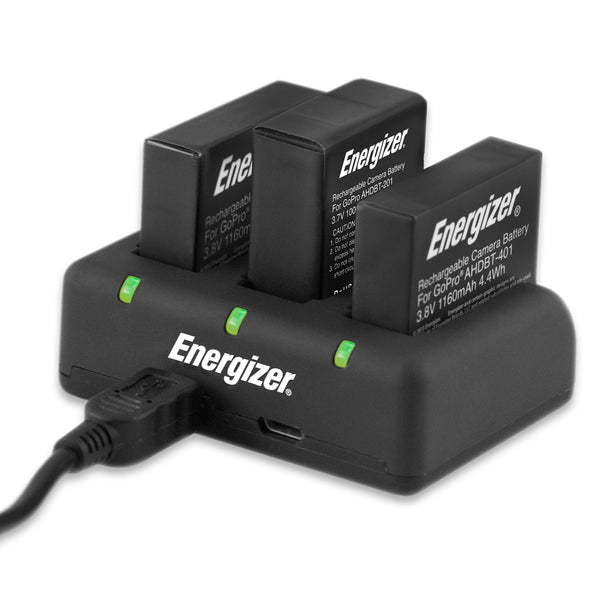 Energizer® Triple GoPro 3 & 4 Battery Charger