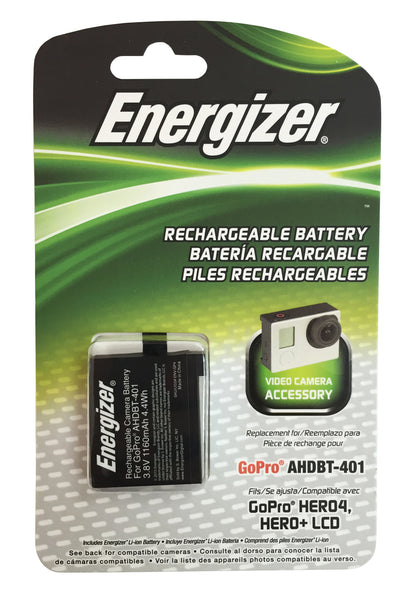 Energizer® ENV-GP4 Digital Replacement Battery forGoPro AHDBT-401