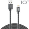 10ft USB-A To Lightning Braided Cable