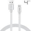 4ft USB-C 2.0 To USB-A Flat Cable