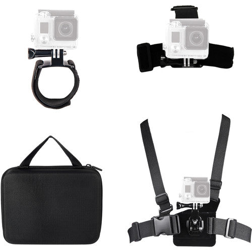 Xtreme Action Series 4-in-1 Action Mount Bundle for GoPro